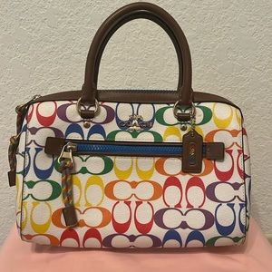🌈Coach Pride Crossbody Boston style purse🌈